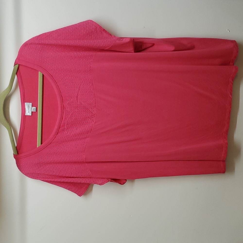 Avenue pink blouse with beading– size 22 / 24